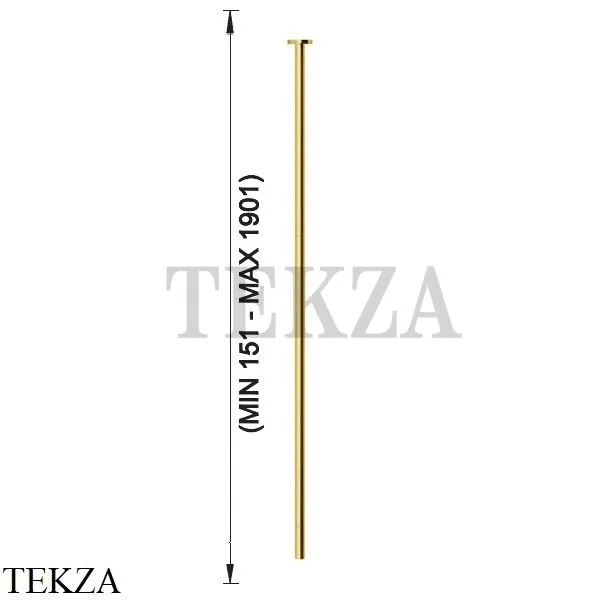 Gessi Ingranaggio-Anello Излив для раковины потолочный, под размер 63499-246, Gold PVD