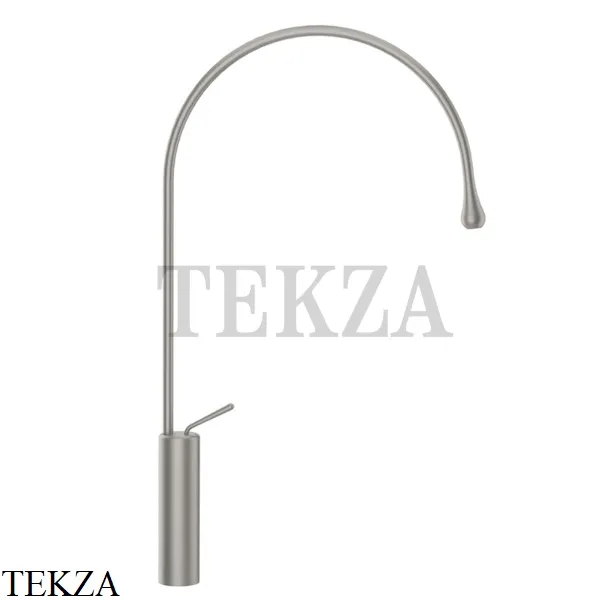 Gessi Goccia Смеситель для раковины высокий, без сливного гарнитура 33610-147, Chrome Brushed