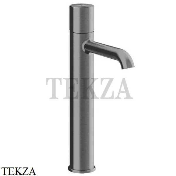 Gessi Habito UNITO Смеситель для раковины высокий, без донного клапана 70004-707, Black Metal Brushed