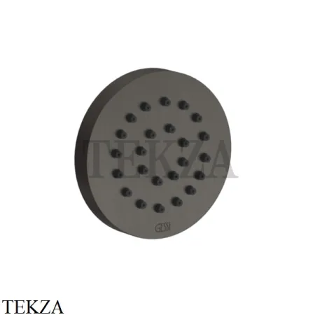 Gessi INCISO SHOWER Боковая форсунка круглая 32971-707, Black Metal Brushed