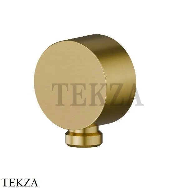 Newform Подключение воды к стене, вывод для шланга 2299.59.097, PVD Brushed Gold