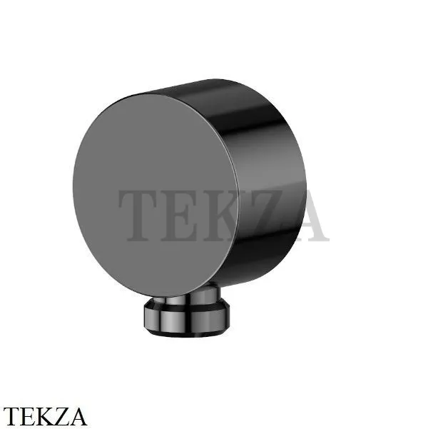 Newform Подключение воды к стене, вывод для шланга 2299.58.063, PVD Gun metal Размер: D25,0 см