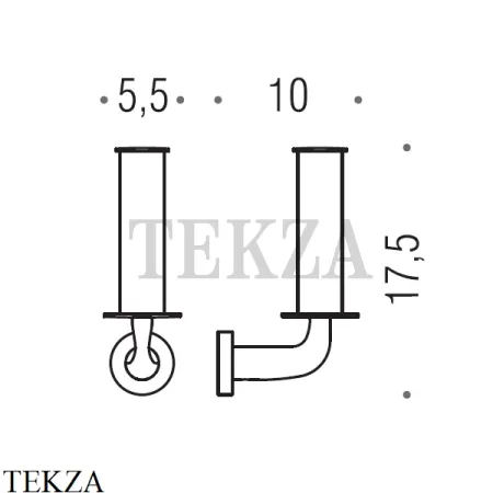 Colombo BASIC Бумагодержатель запасной B2790, хром глянец
