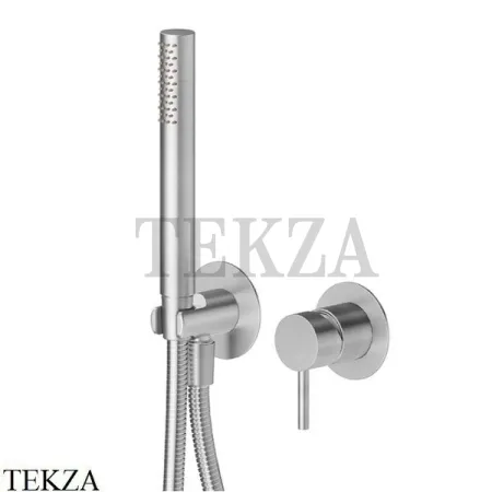 Newform X-Steel 316 Душевой комплект смеситель, ручной душ, сталь 69676EX.50.050, INOX Stainless steel