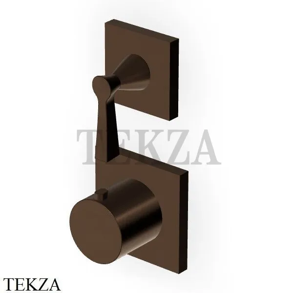 Zucchetti Bellagio Термостат для душа, 1 выход внешняя часть ZB2801.P21, brushed chocolate PVD