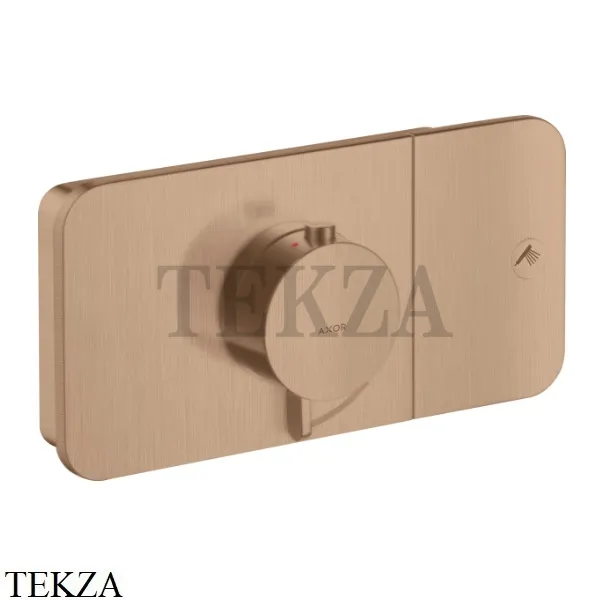 Axor ONE Термостат для душа 1 поток, внешняя часть 45711310, Brushed Red Gold