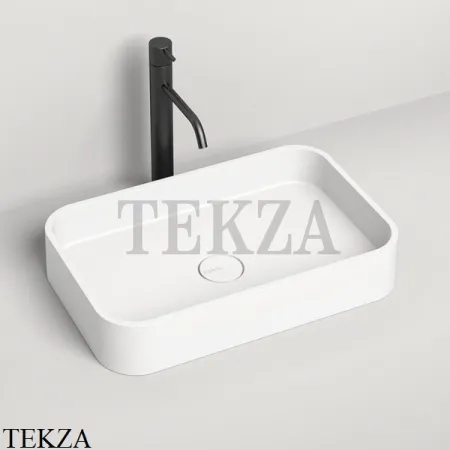 SALINI CALLISTA 01 Раковина накладная, из композита S-Sense 1101104G, белый глянцевый