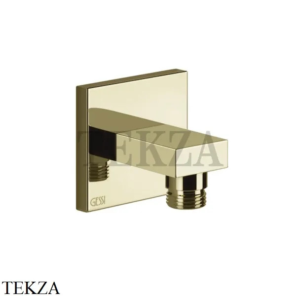 Gessi Rettangolo shower Шланговое подсоединение 20169-710, Brass PVD
