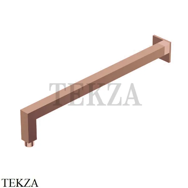 Ritmonio SHOWER Кронштейн настенный квадратный 40 см 75B008 F33, Brushed Rose Gold