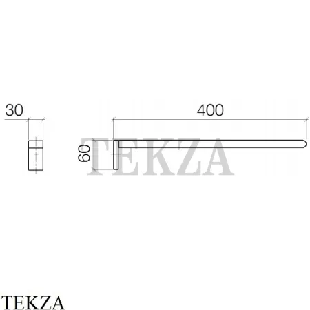 Dornbracht IMO Держатель для полотенца неподвижный 83211670-00, хром глянец (снято с производства)