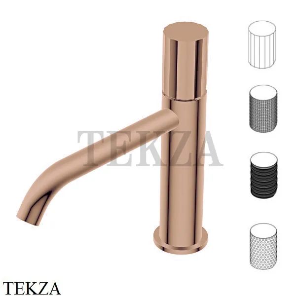 Ritmonio Diametro35 Impronte Смеситель для раковины без гарнитура PR51AU202 F33, Brushed Rose Gold