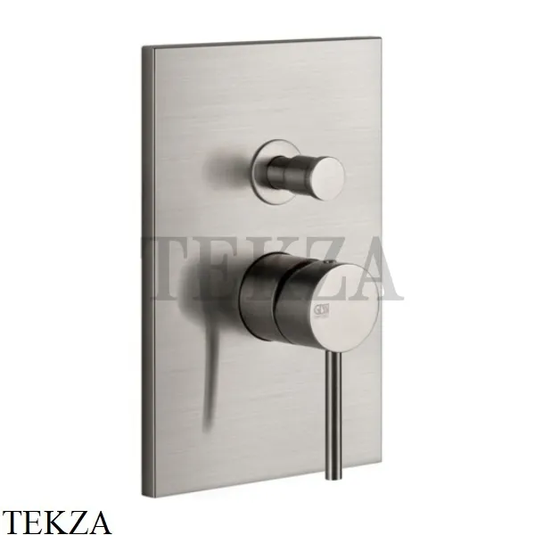Gessi Emporio Via Tortona Смеситель для душа на 2 потока, внешняя часть 44664-149, Finox Brushed Nickel