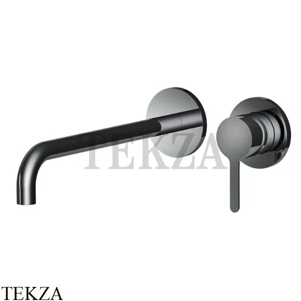 FIMA Carlo Frattini SNAP Смеситель для раковины 250, внешняя часть F3121WZX9CS, Brushed black chrome