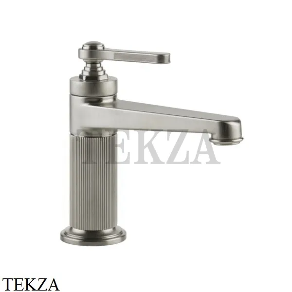Gessi VENTI20 Смеситель для раковины, с донным клапаном 65001-149, Finox Brushed Nickel
