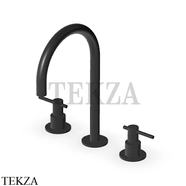 Zucchetti Helm Смеситель для раковины, без донного клапана ZHL516.XP81, brushed total black PVD