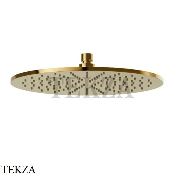 Newform Верхняя круглая лейка D300, без кронштейна 26534.61.020, PVD Glossy gold