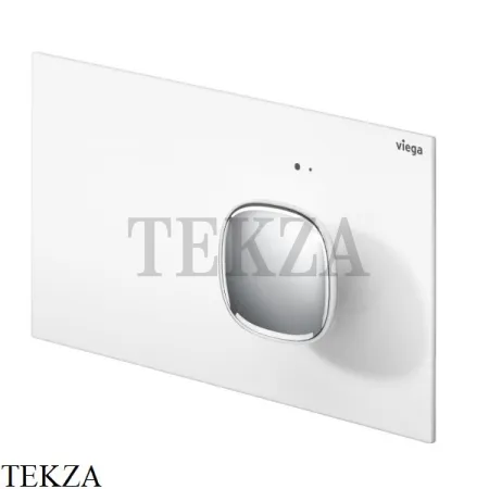 Viega Prevista Visign for More 202 Панель смыва электронная с подсветкой 773465, белый/металл хромированный