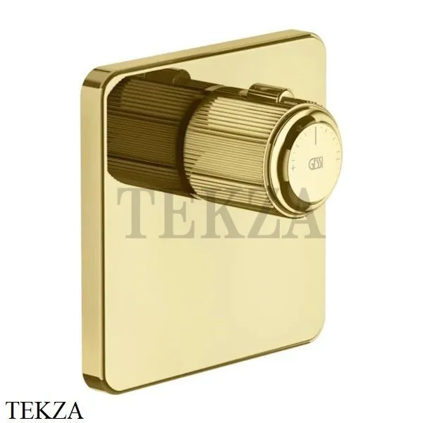 Gessi VENTI20 Термостат для душа, внешняя часть 65316-246, Gold PVD
