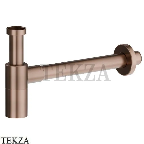 Newform Сифон для раковины бутылочный, 218.59.067, PVD Br. Copper Bronze