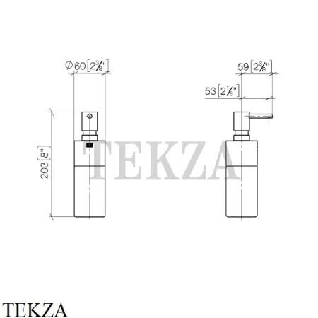 Dornbracht Дозатор для моющего средства настольный 84435970-00, хром глянец