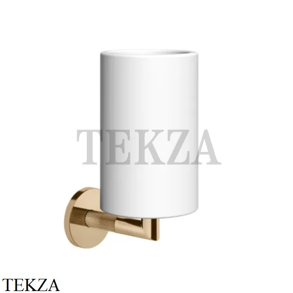 Gessi ANELLO Стакан настенный, композит белый 63707-735, Warm Bronze PVD