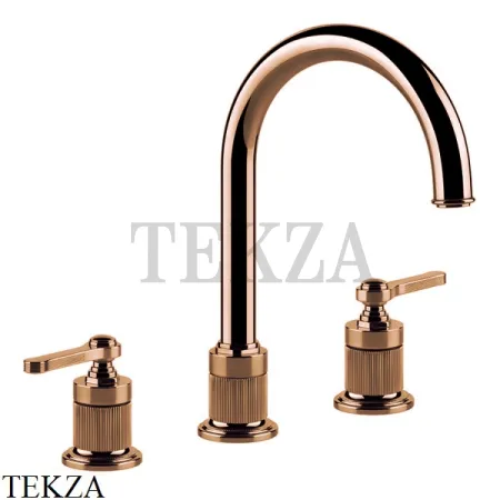 Gessi VENTI20 Смеситель для раковины зонтичный, без донного клапана 65016-726, Warm Bronze Br.