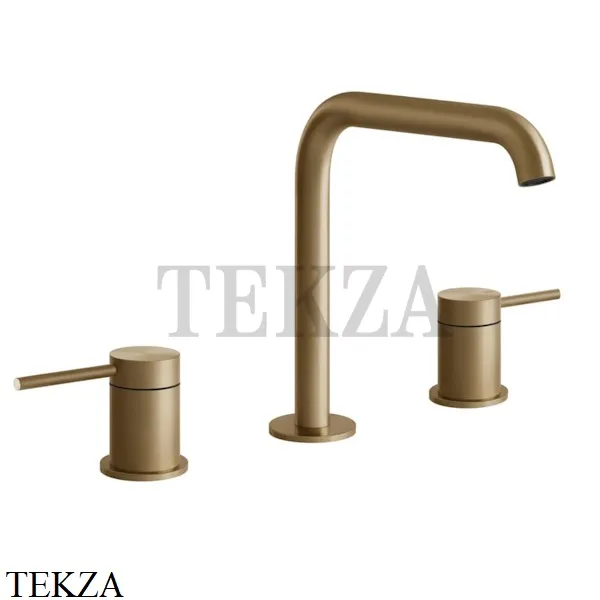 Gessi 316 FLESSA Смеситель для раковины, без гарнитура 54012-726, Warm Bronze Br