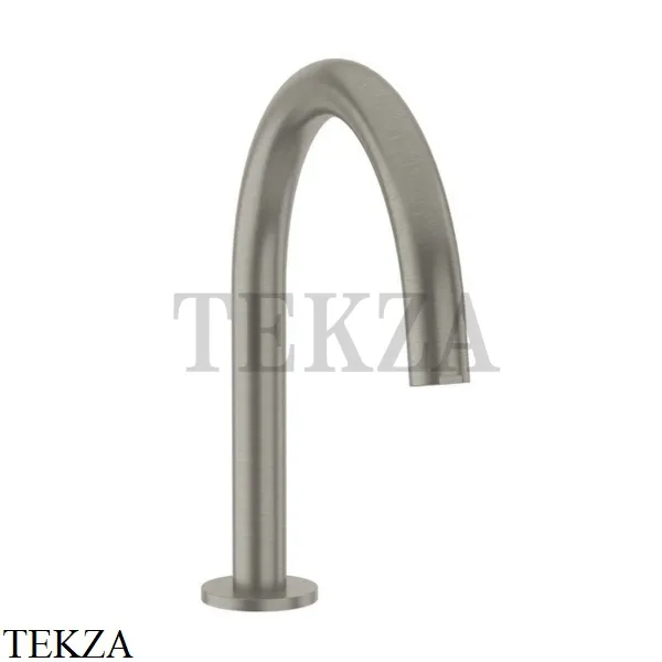 Gessi Emporio Via Tortona Излив для раковины средний, без гарнитура 18623-149, Finox Brushed Nickel