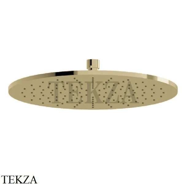 Newform Верхняя круглая лейка D300, без кронштейна 26534.M0.071, Gold satin