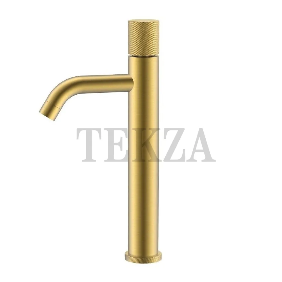 Boheme Stick Смеситель для раковины высокий Stick 122-MG.4 Matt Gold SPIRALE