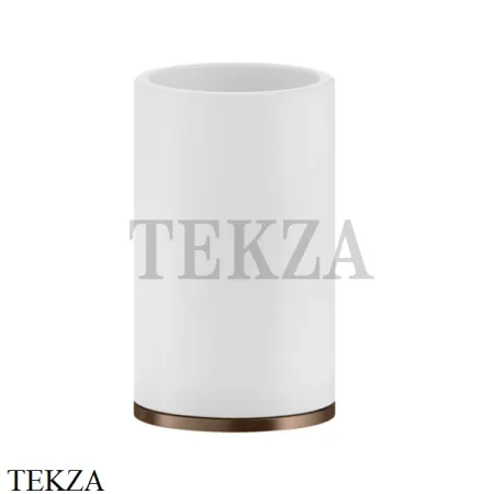 Gessi INCISO accessories Стакан настольный, композит белый 58531-708, Copper Brushed