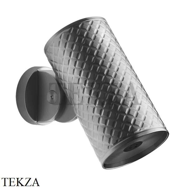 Gessi 316 SPOTWATER INTRECCIO Душевая головка настенного крепления, распыление 57215-707, Black Metal Brushed
