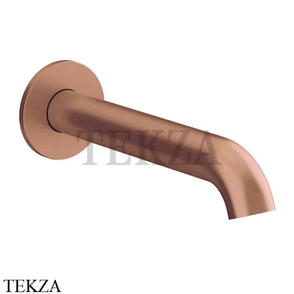 Gessi Origini MATERIC Излив для ванны настенный монтаж 66103-708, Copper Brushed