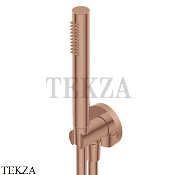 Ritmonio SHOWER Душевой гарнитур с держателем 72J021 F36, Frosted Rose Gold