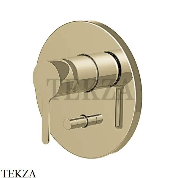 FIMA Carlo Frattini SNAP Смеситель для душа 2 потока, внешняя часть F3119X2HS, Brushed Champagne