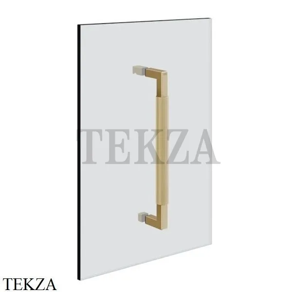 Gessi Shower G Rigato Ручка-держатель на стекло 30 см 67523-727, Brass Br. PVD
