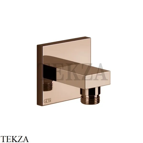 Gessi Rettangolo shower Шланговое подсоединение 20169-030, Copper глянец