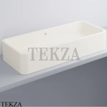 Cielo SHUI Раковина накладная прямоугольная 100, с переливом SHLAA10020 TL, белый матовый Talco
