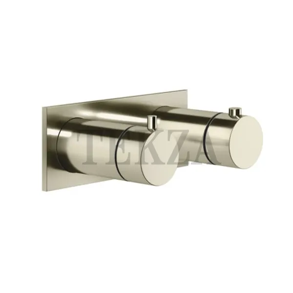 Gessi Ingranaggio-Anello Термостат для душа на планке, 1 поток, внешняя часть 63332-720, Nickel PVD