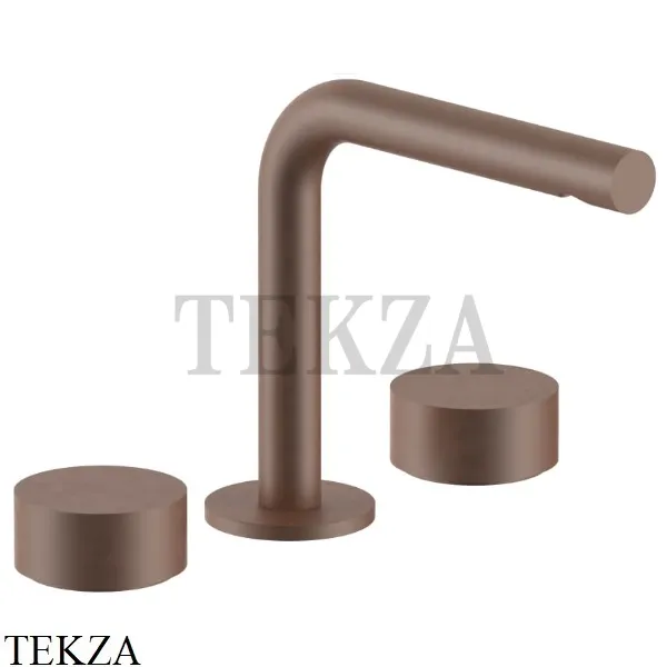 Fantini AF/21 Смеситель для раковины на 3 отверстия, без гарнитура 27P9A204WF, Matt Copper