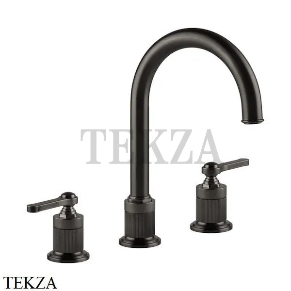 Gessi VENTI20 Смеситель для раковины зонтичный, без донного клапана 65016-707, Black Metal Brushed