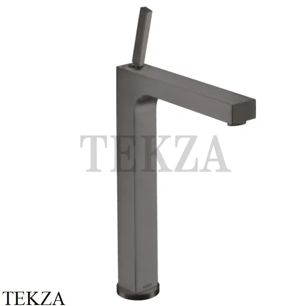 Axor Citterio Смеситель для раковины высокий 280, с донным клапаном 39020340, Brushed Black Chrome