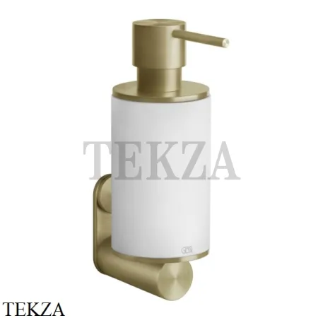 Gessi 316 ACCESSORIES Дозатор для жидкого мыла или лосьона, композит белый 54713-727, Brushed Brass
