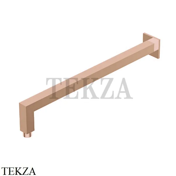 Ritmonio SHOWER Кронштейн настенный квадратный 40 см 75B008 F36, Frosted Rose Gold