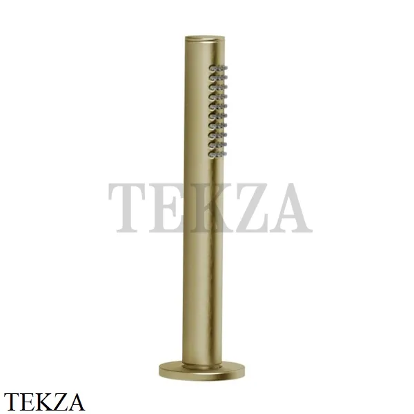 Gessi Душевой комплект на борт ванны, шланг, держатель 63327-727, Brushed Brass