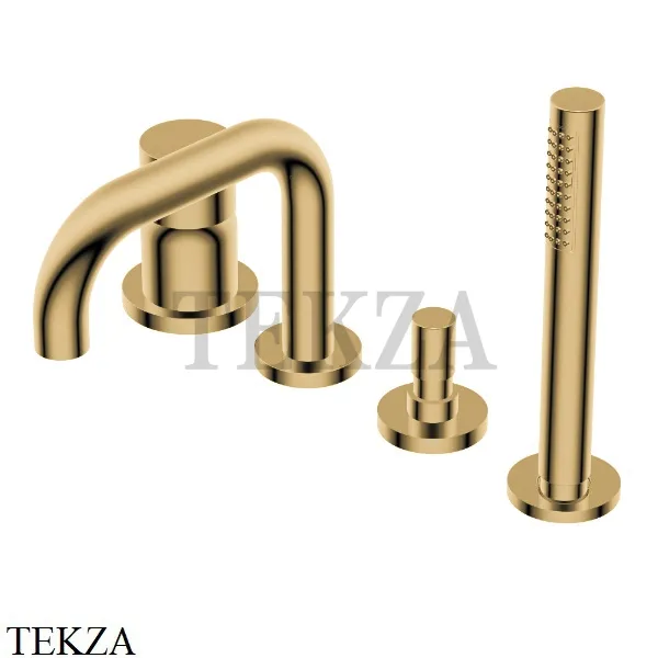 Ritmonio Diametro35 S Смеситель для ванны с гарнитуром PR52EG201 GOX, Brushed Gold