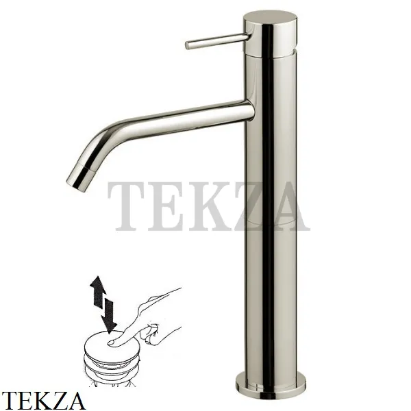 FIMA Carlo Frattini Spillo UP Смеситель для раковины высокий, с гарнитуром F3031/HSN, Brushed nickel