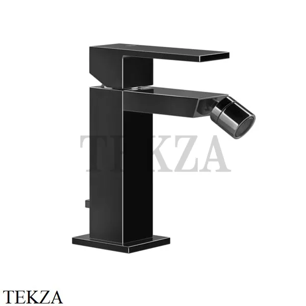Gessi Rettangolo Смеситель для биде, с донным клапаном 20007-706, Black Metal