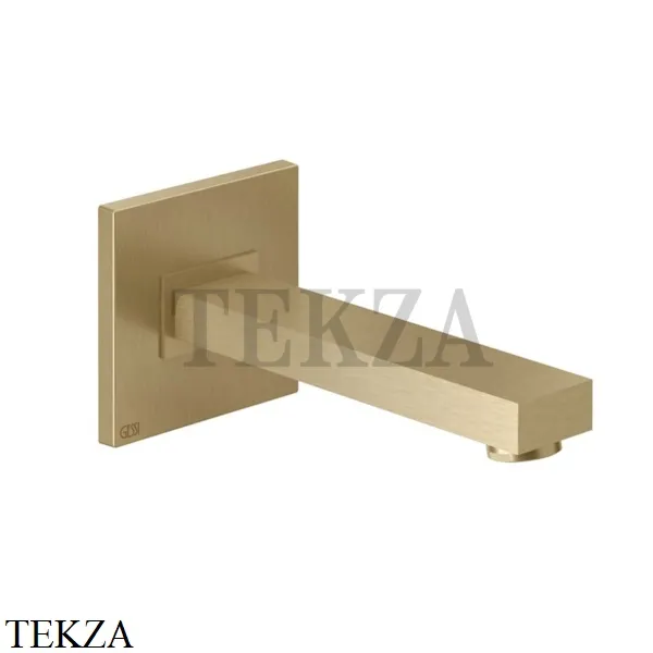 Gessi Rettangolo shower Настенный излив для ванны и душа 20121-726, Warm Bronze Br