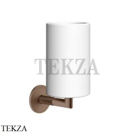 Gessi ANELLO Стакан настенный, композит белый 63707-708, Copper Brushed
